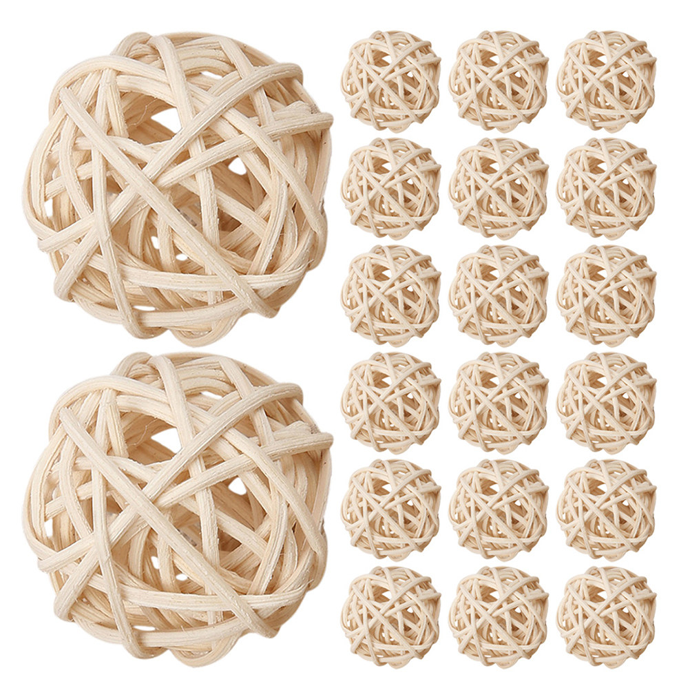 Home Fragrance Fillers - 25Pcs Aromatherapy Rattan Balls Fragrance Diffuser
