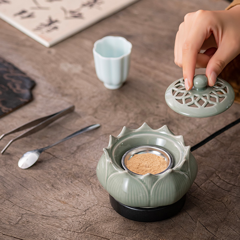 Ceramic Oil Burner - Ceramic Electronic Incense Burner Adjustable Temperature