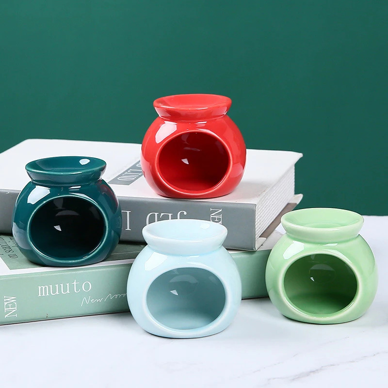 Ceramic Oil Burner - Porcelain Aroma Burner Essential Oil Furance