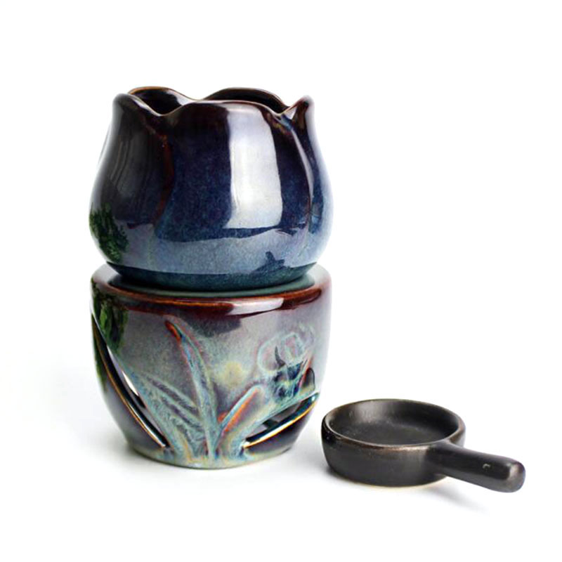 Ceramic Oil Burner - Large Capacity Splited Aroma Burner Candle