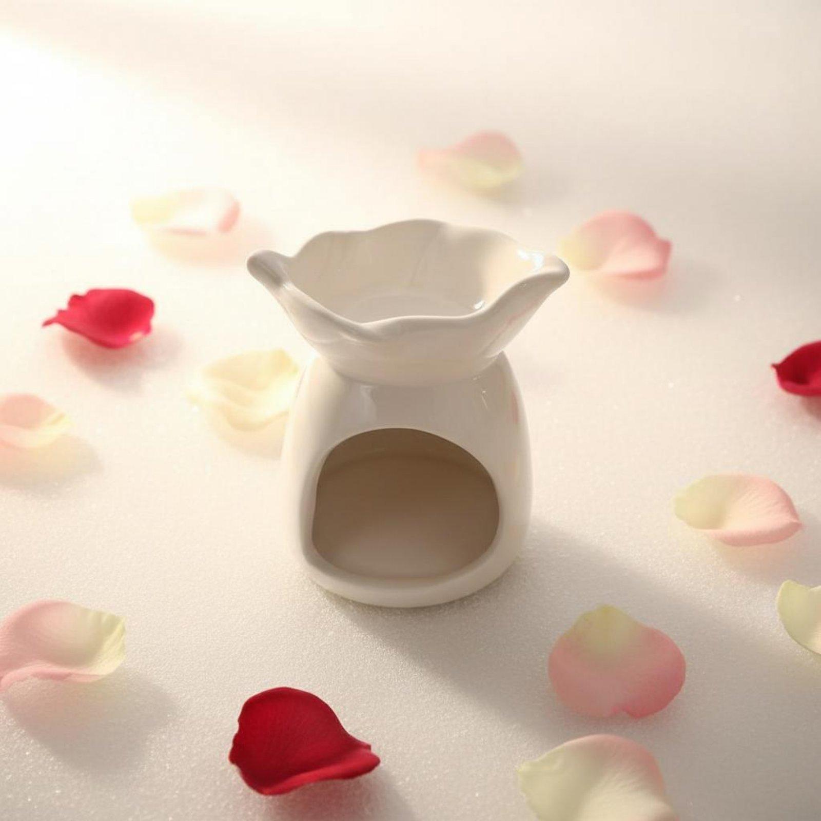 Ceramic Oil Burner - Ceramic Scented Candle Holder Essential Oil