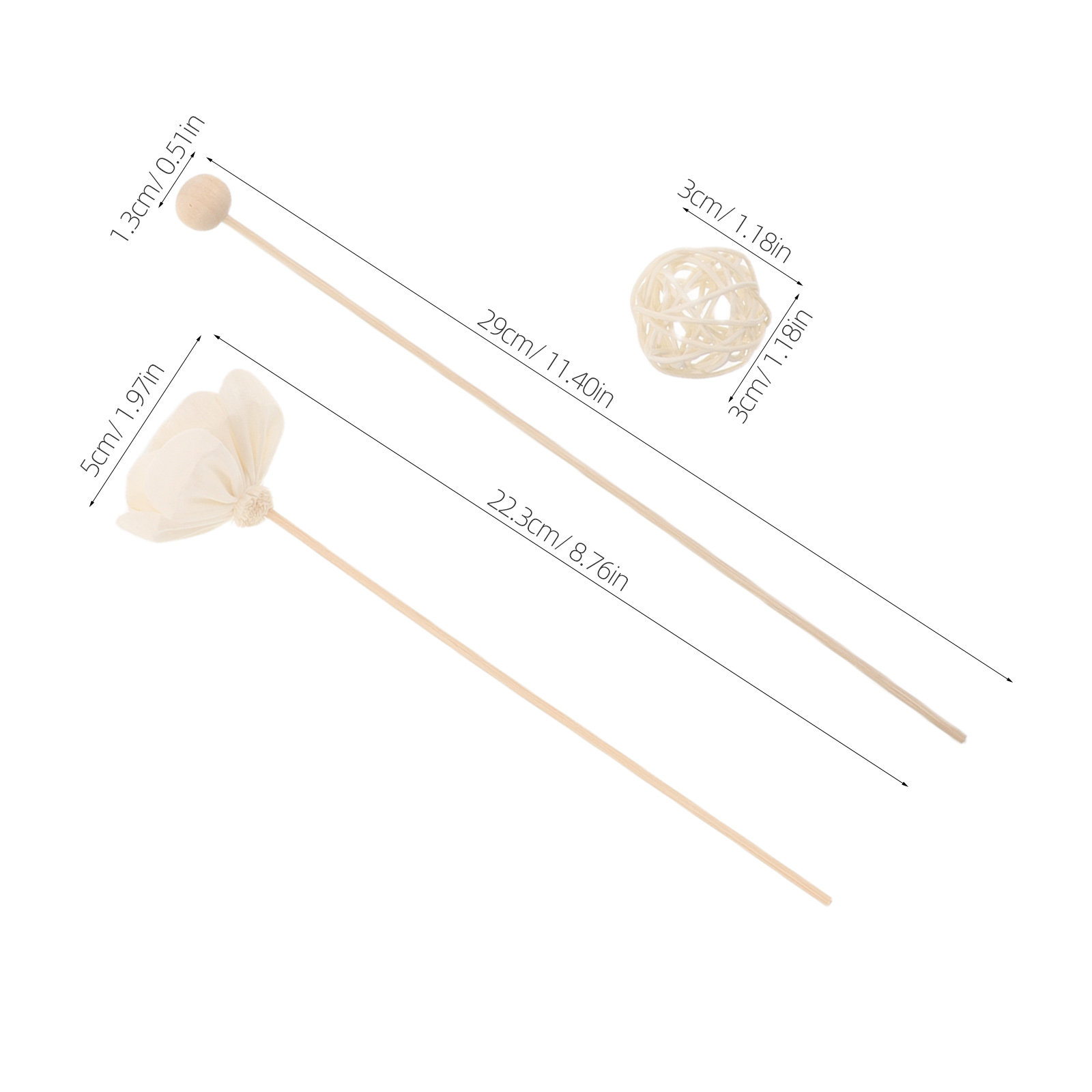 22Pcs Reed Diffuser Sticks Nat - огляд і ціна Home Fragrance Jasmine Diffuser