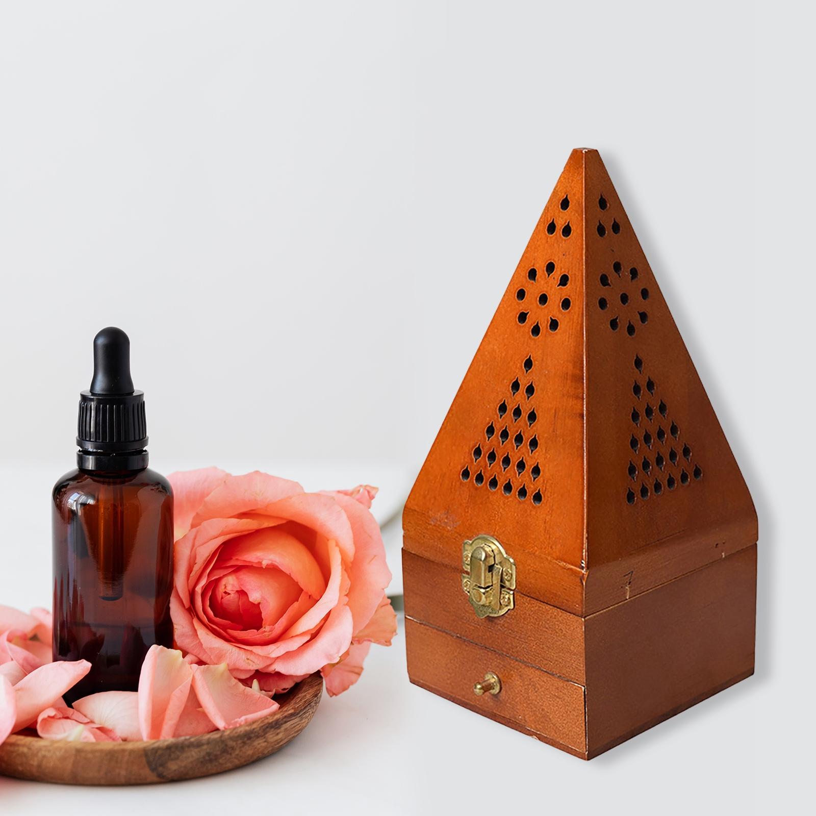 Wood Incense Cone Holders Hand - огляд і ціна Home Fragrance Gift Box