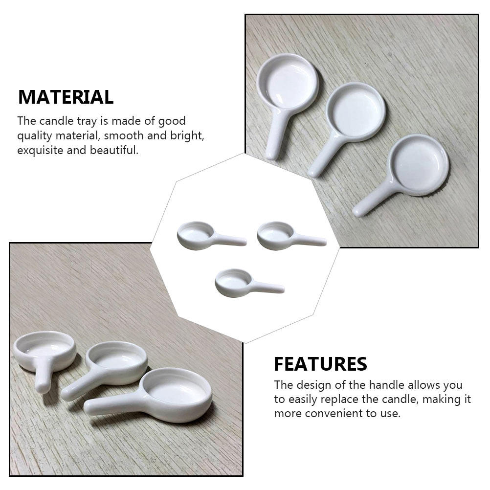 3Pcs Ceramic Spoon Smooth Hand - огляд і ціна Ceramic Oil Burner