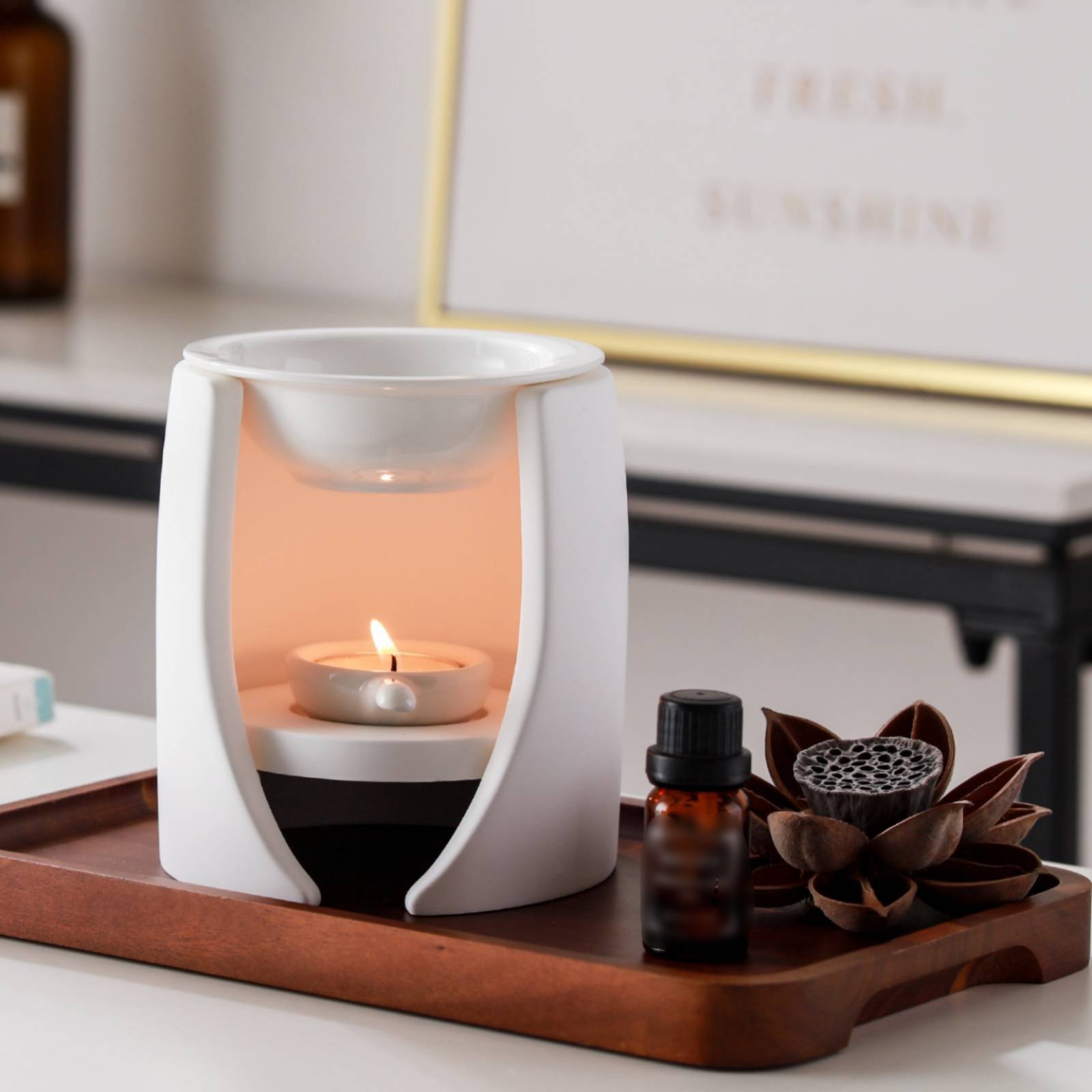 Aroma Lamp Easy to Use Ceramic - огляд і ціна Ceramic Oil Burner