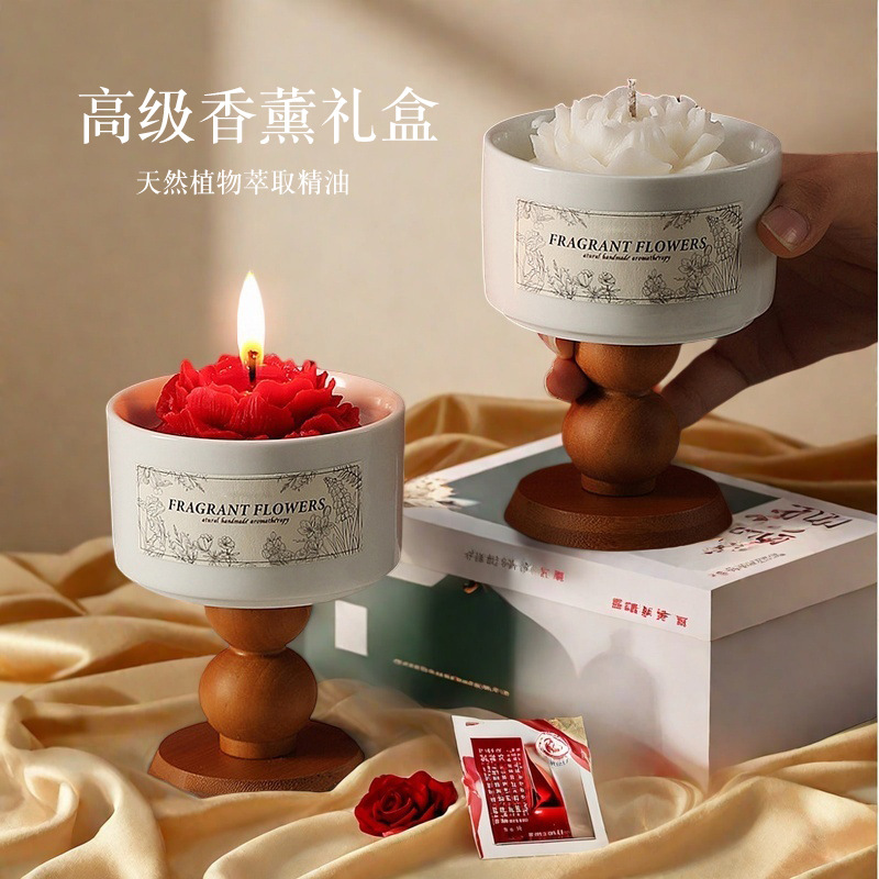 High-end Camellia Scented Cand - огляд і ціна Home Fragrance Gift Box