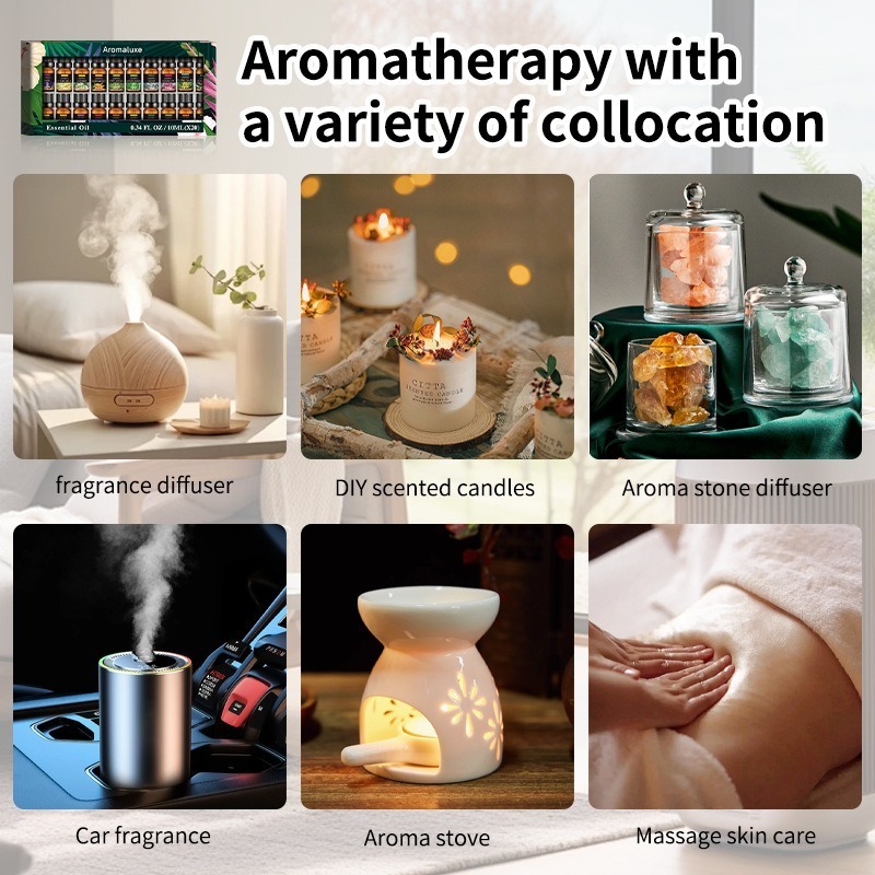 20 Kinds Aromatherapy Essentia - огляд і ціна Home Fragrance Jasmine Diffuser