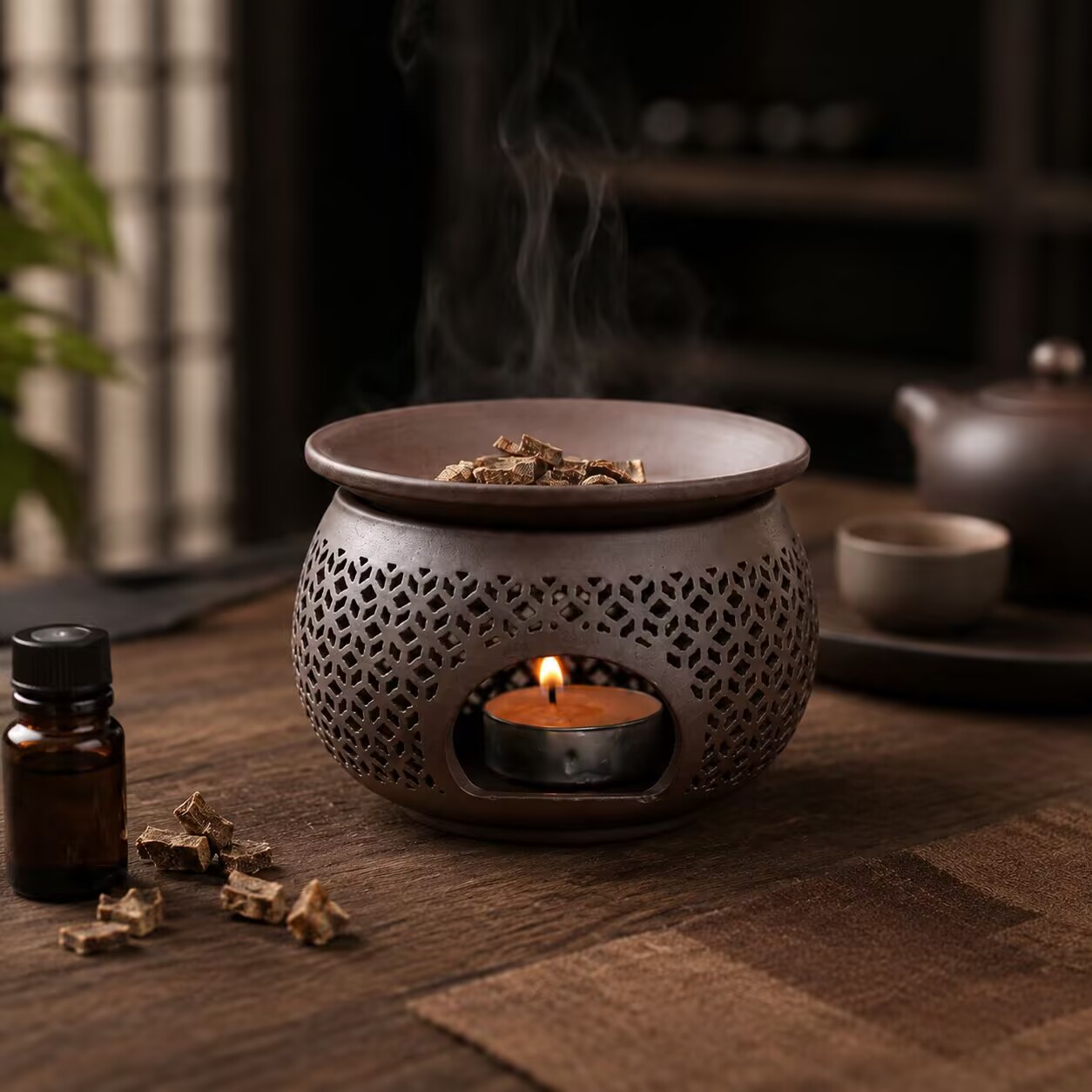 Ceramic Carved Incense Burner  - огляд і ціна Ceramic Oil Burner